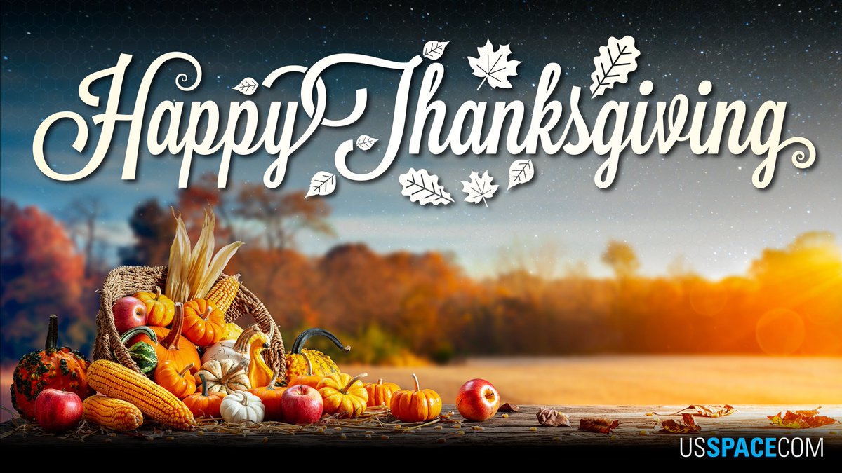 US_SpaceCom's tweet image. Happy Thanksgiving from #USSPACECOM. Every day, including today, we are thankful for our service members, civilians, contractors, &amp;amp; #AlliesAndPartners whose unwavering commitment and hard work ensures there is #NeverADayWithoutSpace.