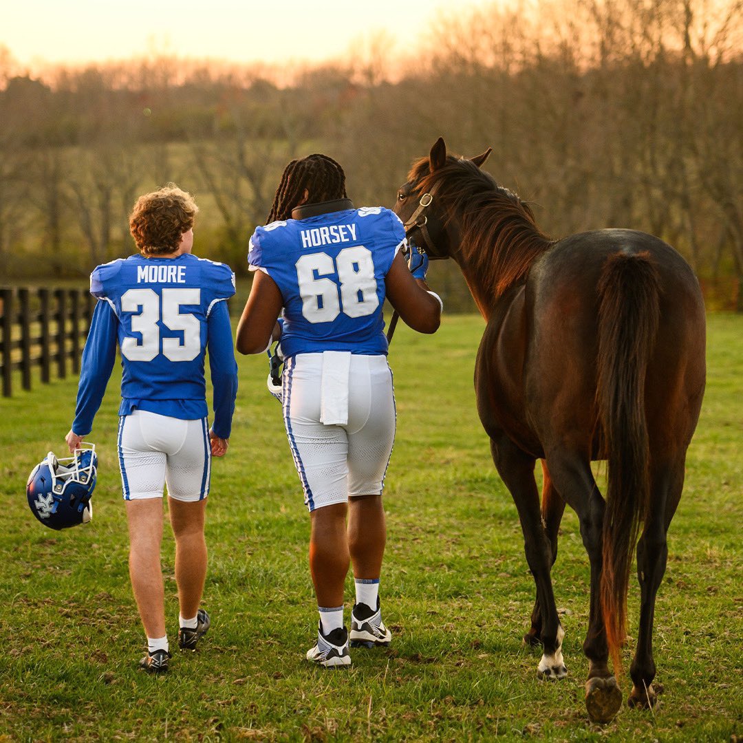 Kentucky kicker Jackson Moore and OL Kenneth Horsey have signed an NIL deal with VisitLEX.

“There’s no place moore bourbony, moore bluegrassy, or moore horsey than Lexington…”