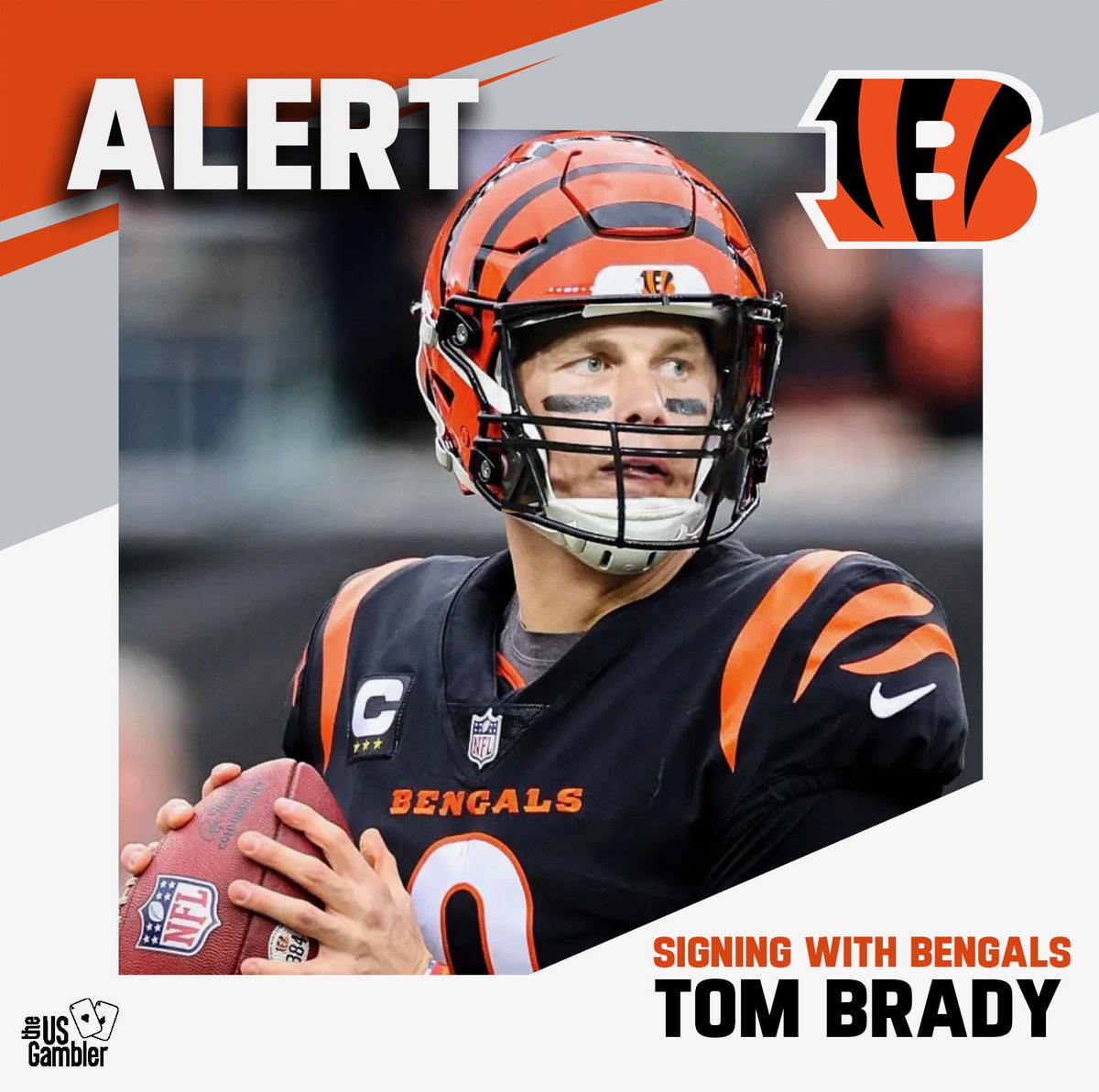 BREAKING🚨: 7-Time Super Bowl Champion Tom Brady has been signed by the Cincinnati Bengals #RuleTheJungle