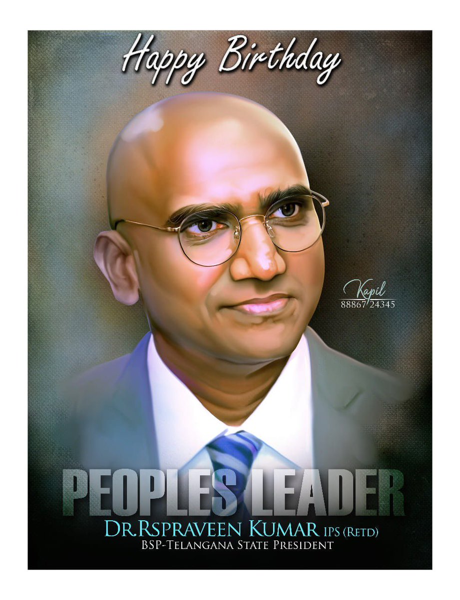 Happy Birthday Sir ji <a href="/RSPraveenSwaero/">Dr.RS Praveen Kumar</a> 💐