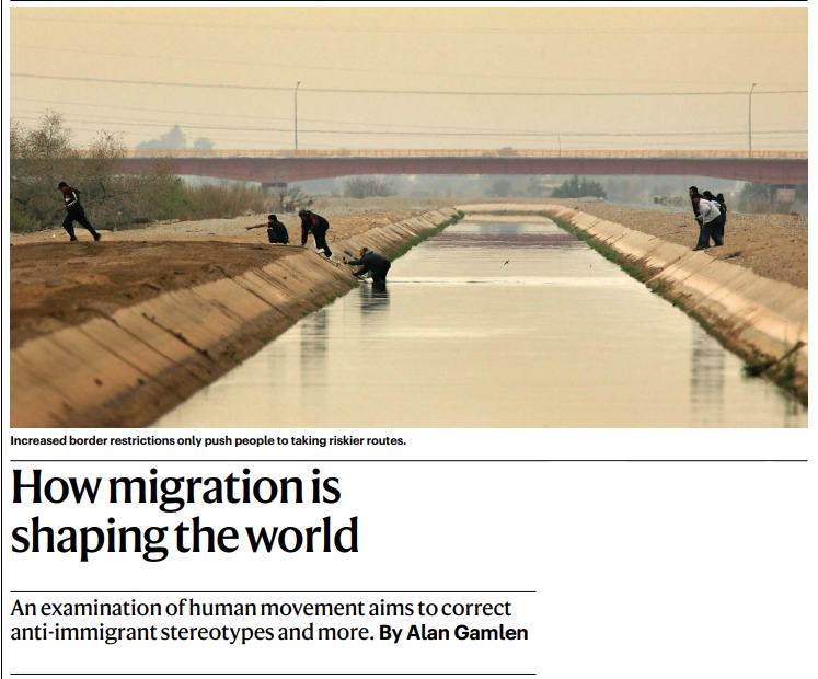 🎉 Congratulations to @AlanGamlen on the publication of his review article in the leading journal Nature, Vol. 623! 📚Explore the comprehensive analysis of human movement by reading the article here: nature.com/articles/d4158…
 #ResearchMilestone #NatureJournal #Migration🌟