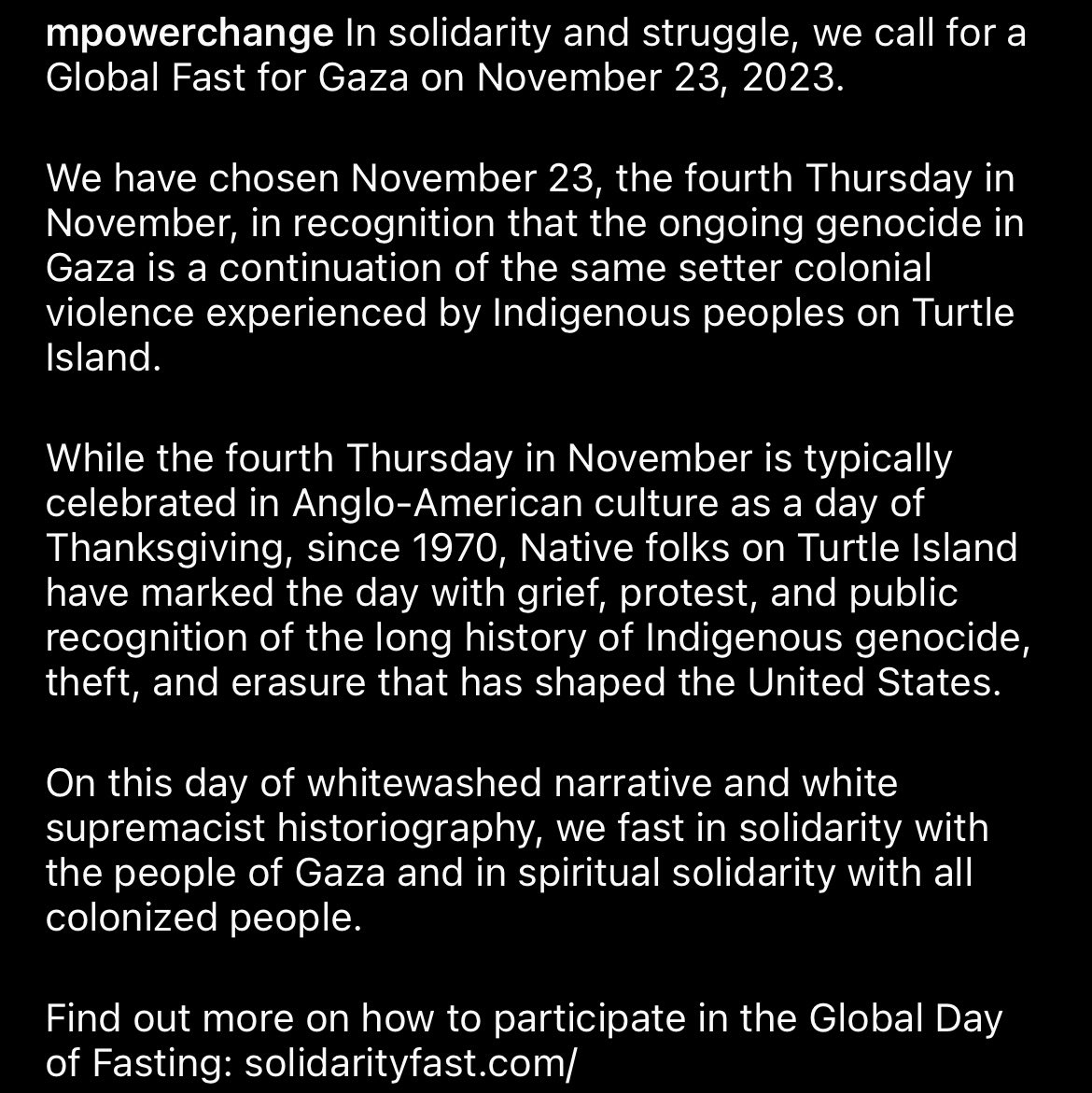 Repost from <a href="/MPower_Change/">MPower Change</a> 

#freepalestine #ceasefirenow🇵🇸 💜🙏🏾✊🏾🇵🇸💜