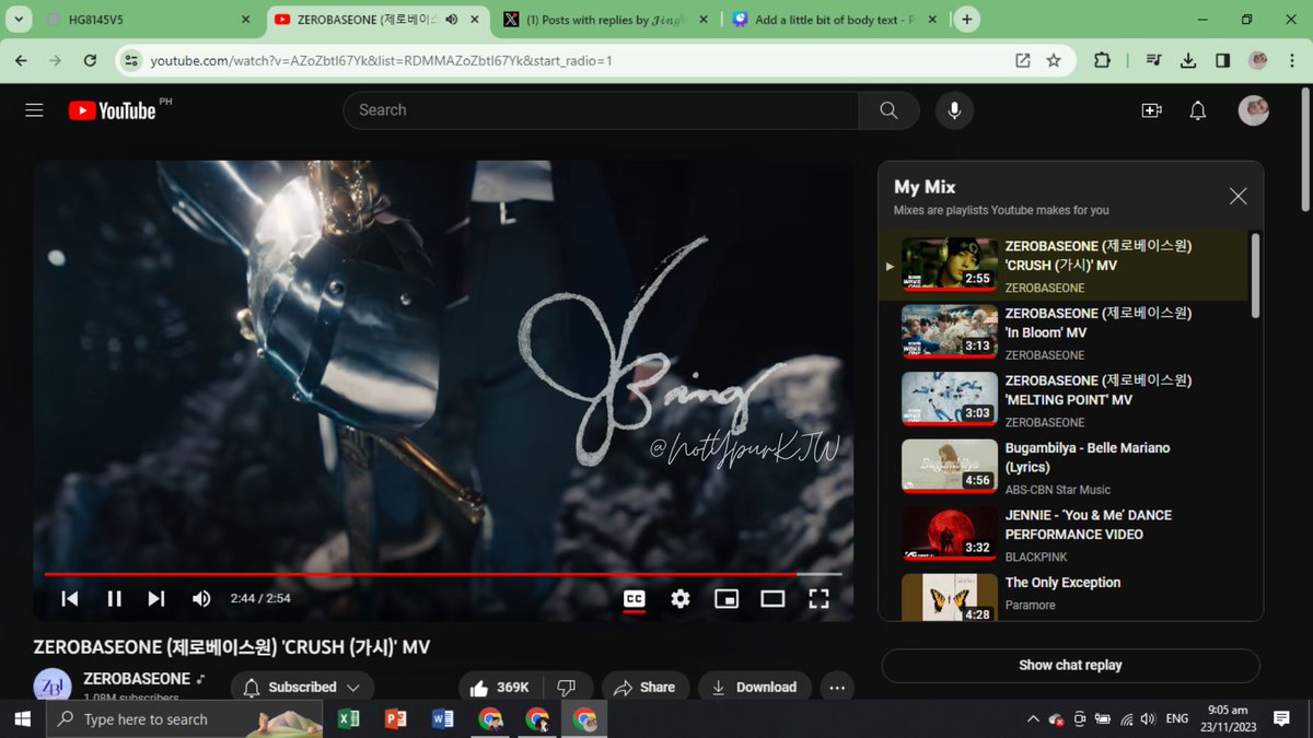 NotYourKJW's tweet photo. @ZEROSESPH Youtube stream 11/23/23 https://t.co/z1LbVyD8Iy