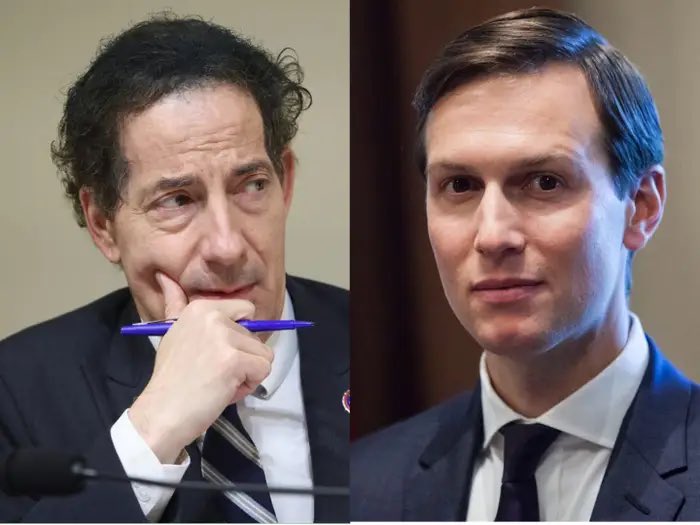 BOOM. Jamie Raskin calls on Congress to subpoena Jared Kushner over his $2 billion Saudi investment and says it 'raises the significant possibility that there was a large quid pro quo.” Raise your hand if you agree Jared should be investigated! ✋