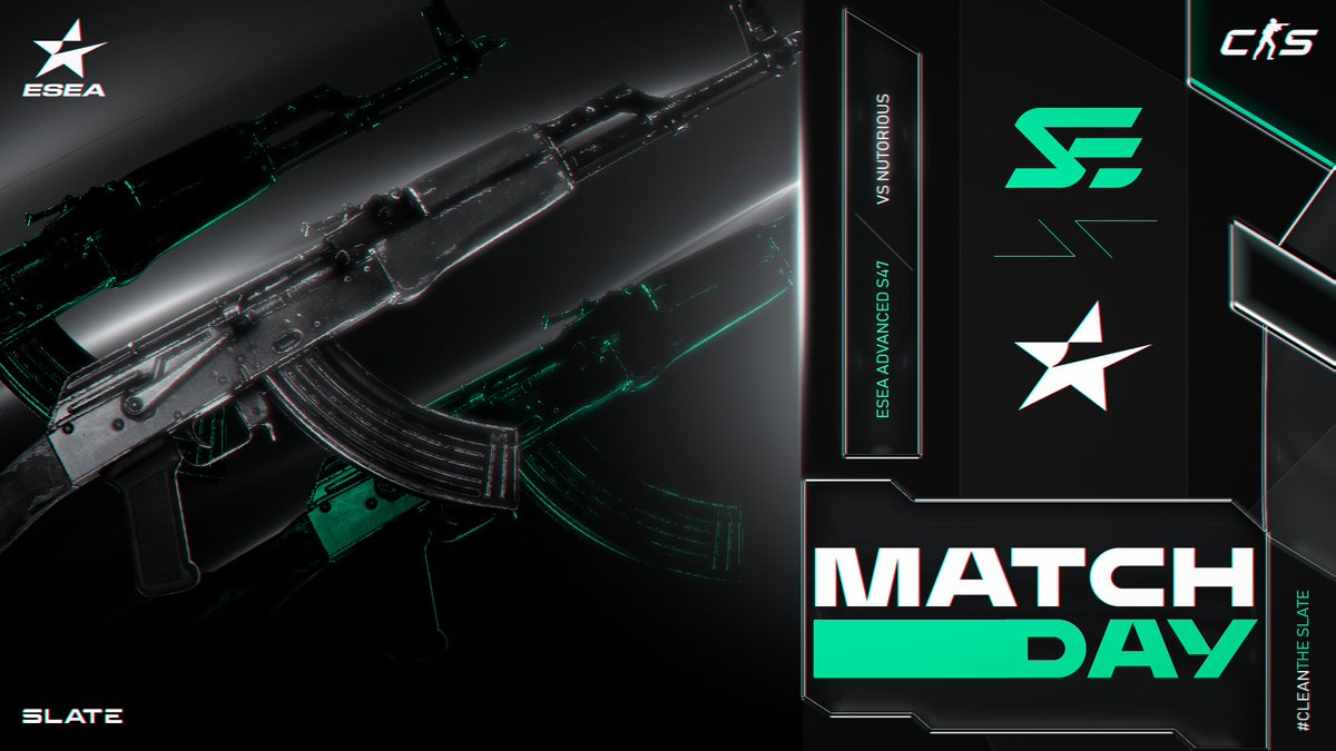 slategg_'s tweet image. MATCHDAY.#SLTE_CS2

We smell Turkeys cooking, but tonight we have to cook our opponents on the server! We face off against #NuTorious looking to take a W to close the week!

⏰ 9PM EST
🎙️ @cernersandals 
🔗 ttv/slategg_

#CleanTheSlate