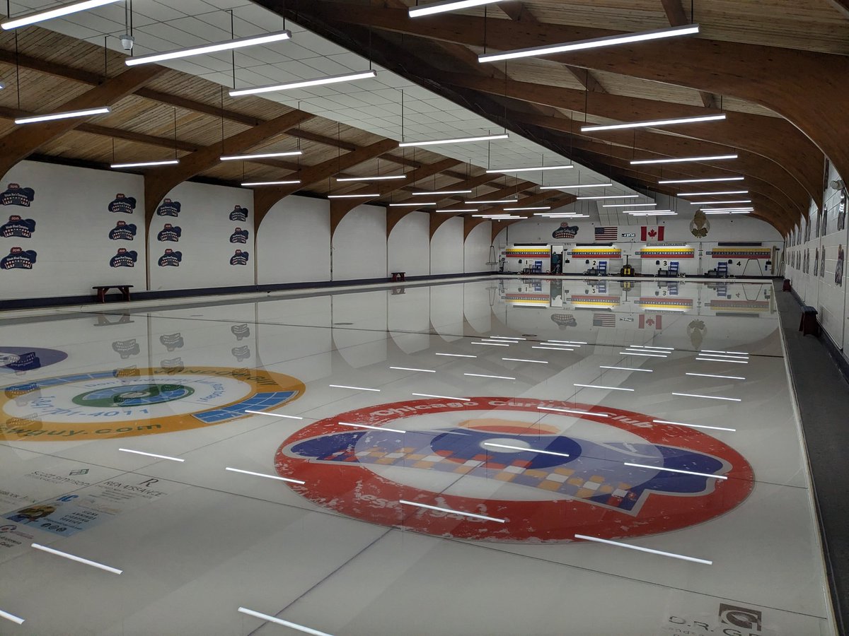 sp1365's tweet image. Pie Night Flood. #curling #IceTech