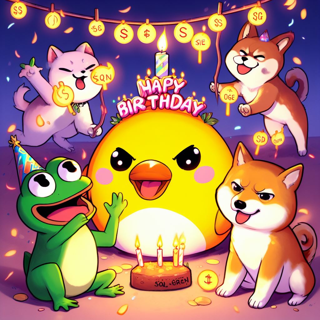 <a href="/SqcnDev/">Squishy Coin</a> HAPPY BIRTHDAY！！！ $SQCN

$FREN $SQCN $PEPEW $DOGE
