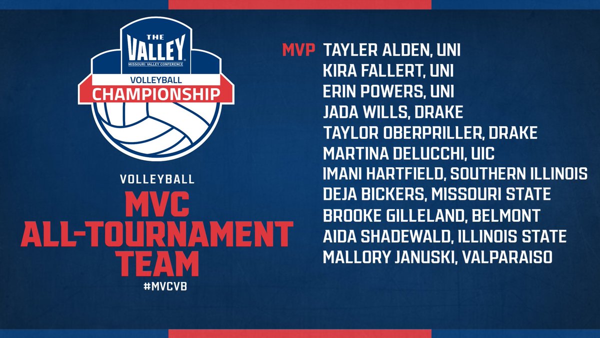 🚨MVC ALL-TOURNAMENT TEAM🚨

Check out our top players from the Tournament⬇️

#MVCVB