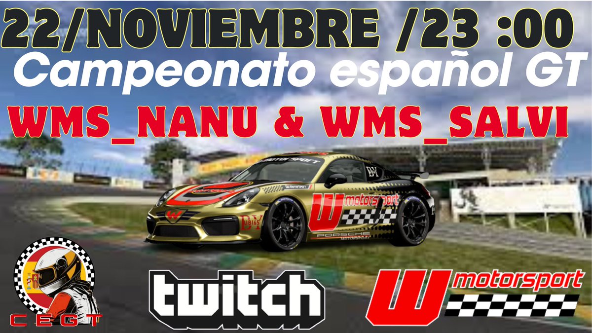 Doblete de nuestros compañeros <a href="/Nanu14_29/">NANU</a> y <a href="/SalviWms/">WMS_SALVI</a>
1️⃣Y2️⃣ CLASIFICADOS
En el campeonato CEGT
Consiguiendo <a href="/Nanu14_29/">NANU</a>
La POLE y la VUELTA RÁPIDA
💪💪💪💪
ENHORABUENA COMPAÑEROS