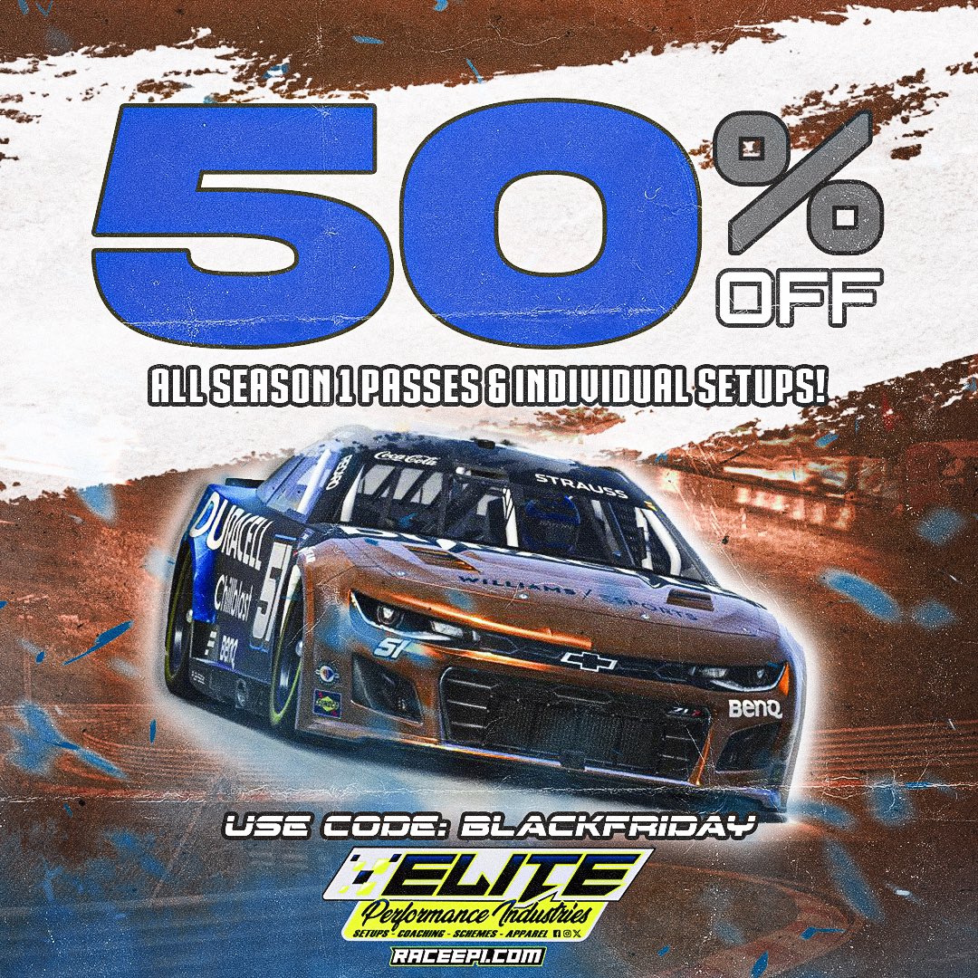 Elite Performance Industries (@raceepi) on Twitter photo βΌοΈ πππππ ππ₯ππππ¬ π¦ππππ¦ π¦π§ππ₯π§ π‘π’πͺ βΌοΈ
Our Black Friday sales kicked off a little early this year, & will run through Friday! Enjoy 50% off ALL Season 1 Passes AND Individual Setups by using code BlackFriday at checkout π₯
Setups β¬οΈ
RaceEPI.com βΌοΈ πππππ ππ₯ππππ¬ π¦ππππ¦ π¦π§ππ₯π§ π‘π’πͺ βΌοΈ
Our Black Friday sales kicked off a little early this year, & will run through Friday! Enjoy 50% off ALL Season 1 Passes AND Individual Setups by using code BlackFriday at checkout π₯
Setups β¬οΈ
RaceEPI.com