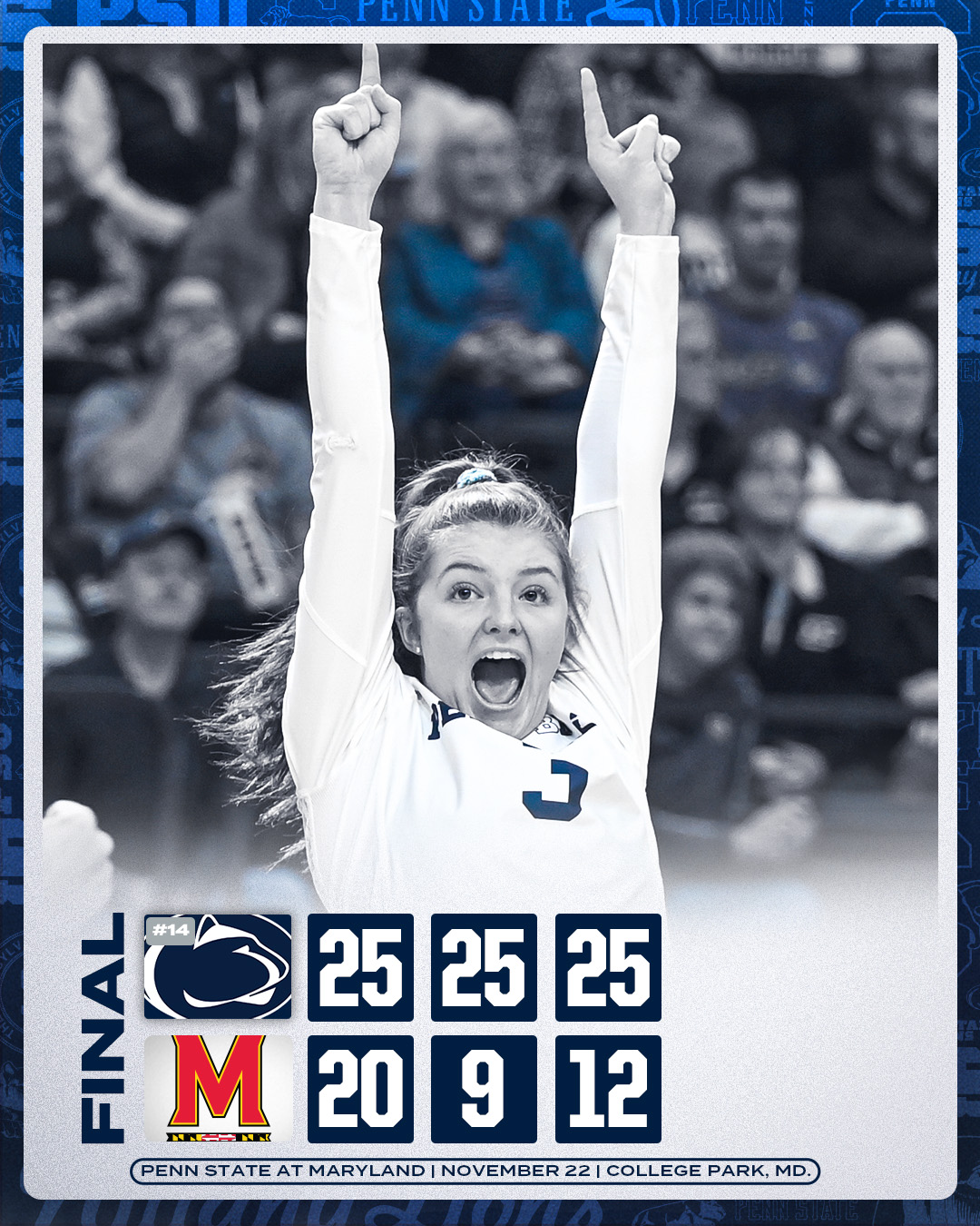 Ranked 𝟭𝟰 as we head to the @NCAAVolleyball Tournament! #WeAre 🔵⚪️