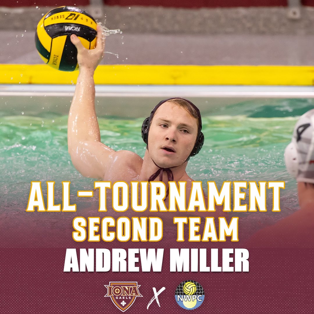All-Tournament Team Honors!! Luksa Vlasic and Andrew Miller represent the Gaels on the 2023 NWPC Tournament Teams! #GaelNation | #IMWP