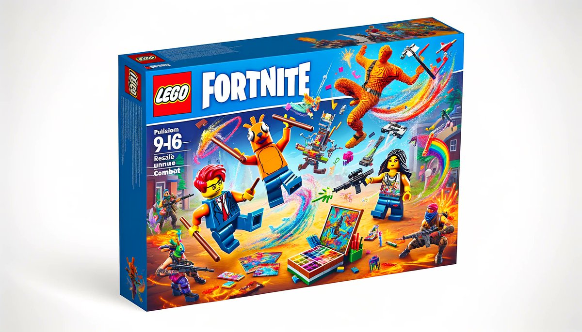exosphere3d's tweet photo. OpenAI made me some photos of @TimSweeneyEpic 's @FortniteGame collab sets with @LEGO_Group . By the way, best FN stats are with @osirion_gg if you care about data quality...those guys rock. https://t.co/7TYOCTqf4R
