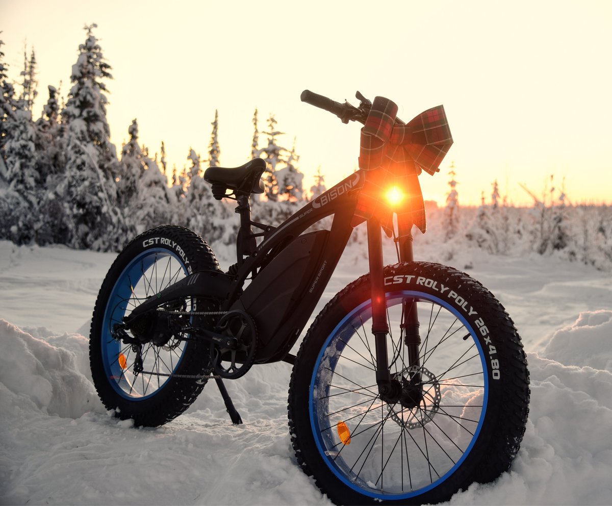 Ecotricbicycle's tweet photo. Challenge winter snow riding?
BISON makes it easy!🔥

26'' X 4.8'' Wider Fat Tires, Adapt to all terrain - snow road, sand road, gravel road.

BLACK FRIDAY SALE! 👏
MAXIMUM DISCOUNT!👏
https://t.co/QyYjEYJlCh

#ecotric #ebike #blackfriday #bison https://t.co/fEOzm5SlYg