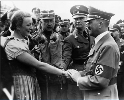 A Photo from Ursula von der Leyne's Family Album

"My Sweet Granny Didn't Wash Her Hand for a Month after This Precious Occasion"