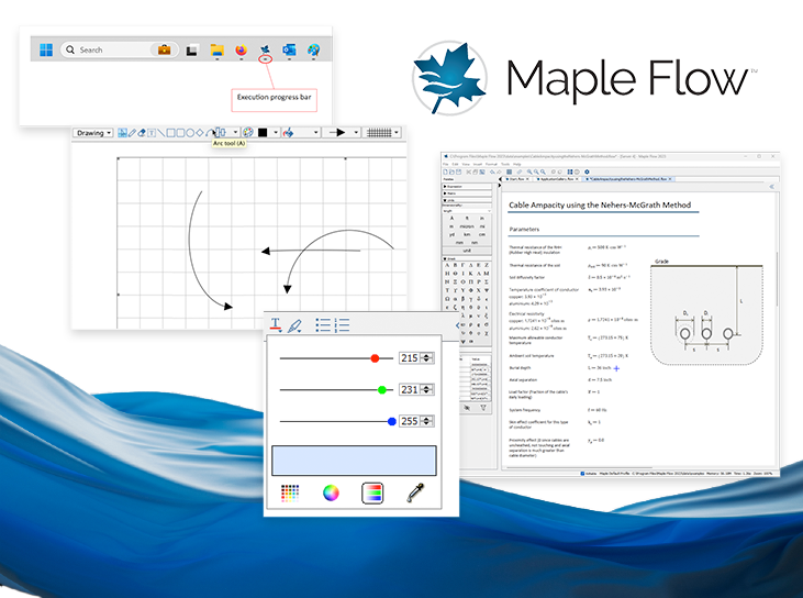Maplesoft_Japan's tweet photo. Maple Flow 2023.3では、改良された計算エンジンのより効果的な活用と新機能の追加により、設計ワークシートの作成や作業をさらに効率的に行えるようになりました。https://t.co/CDXGyLDir2 https://t.co/S5yCjc8rXJ