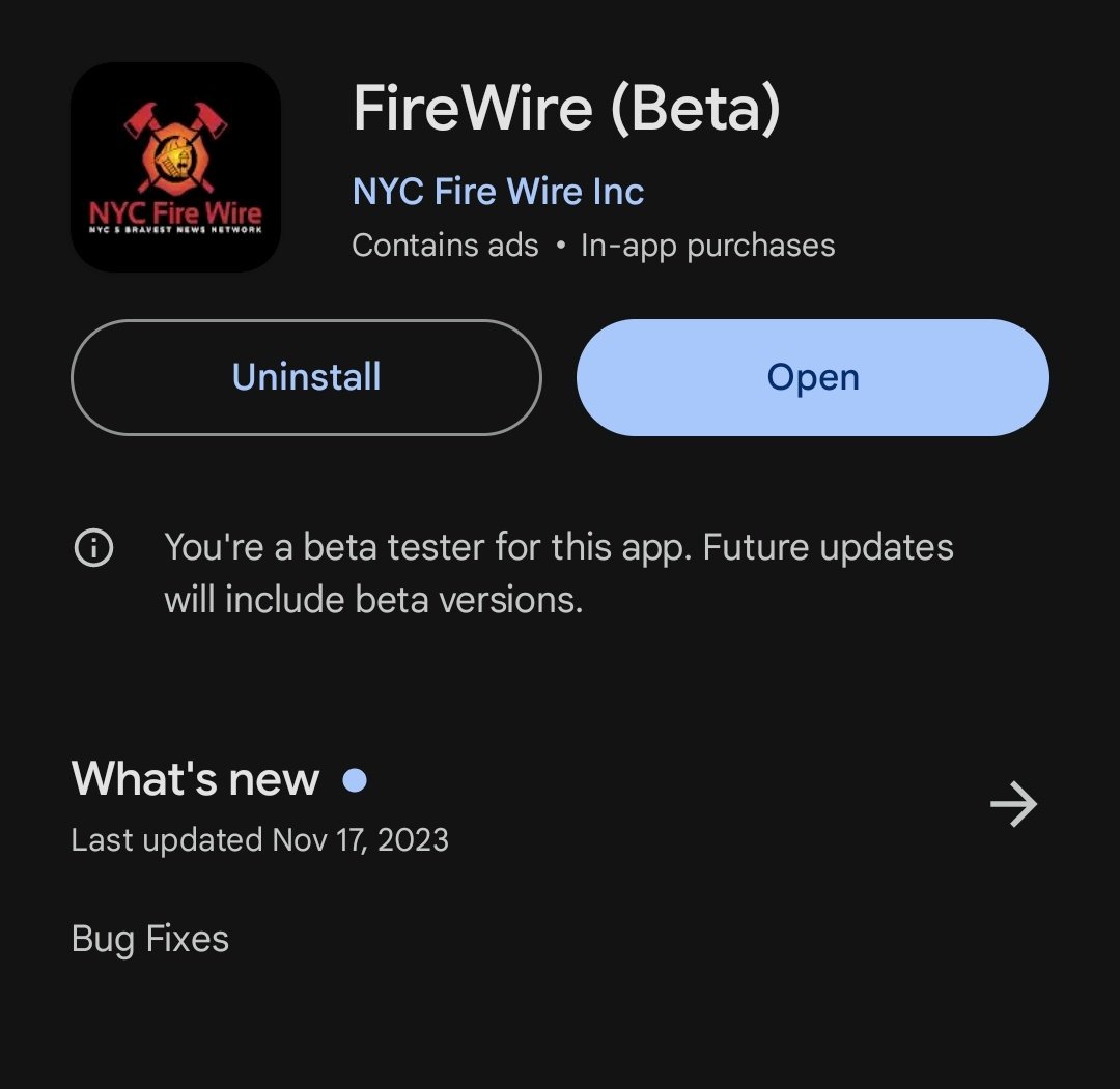 NYCFireWire's tweet image. For those that don't know yet... we released our 2.0 version of our app. If you haven't received alerts from us in a while, update the app..also, try logging in, we lost a data file which had many users from the old app, so you might have to reregister.  #NYCFireWire #FDNY