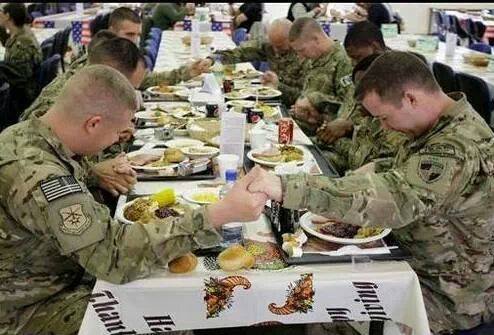 HAPPY THANKSGIVING TO ALL OUR MEN &amp; WOMEN IN THE SERVICE, ESPECIALLY TO THOSE WHO WON'T BE HOME THIS HOLIDAY. THANK YOU FOR YOUR SACRIFICE, GOD BLESS &amp; GODSPEED TO YOU ALL🇺🇸.