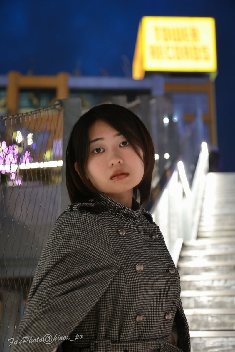 はじめましてのシキさんとご一緒させてもらいました✨

モデル：#シキコヨリ さん (@swordswith328)

#ポートレート
#夜撮影
#FunPhoto