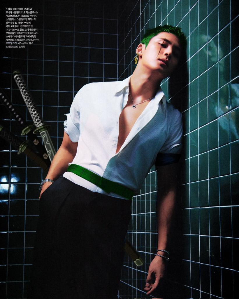 minegyu_'s tweet photo. mingyu as zoro ... https://t.co/aHclvHhDhx