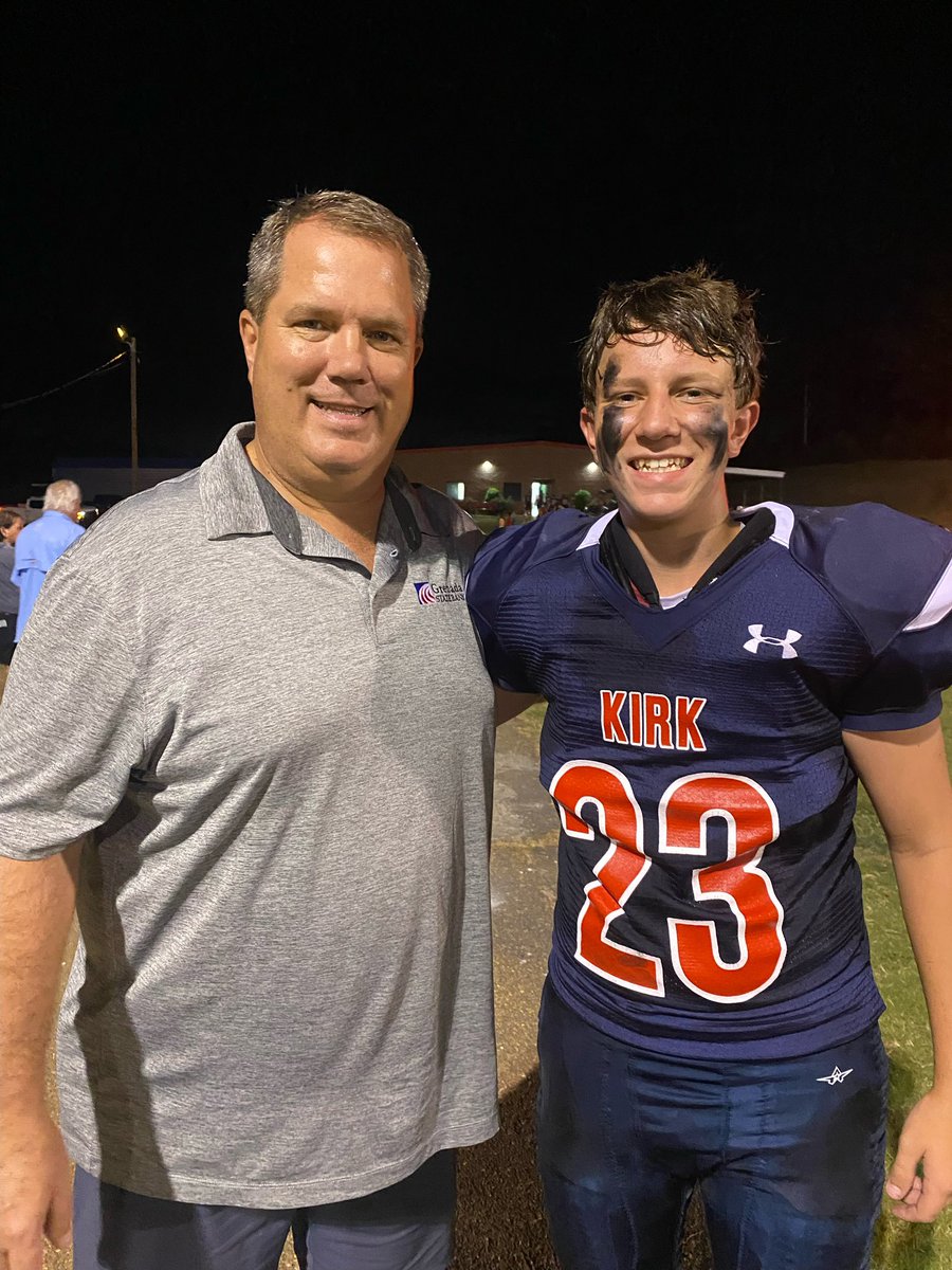Got to watch two of my boys play in football state championship as seniors - actually Carter watched as a sophomore  Got #3 on the way  KARaiders