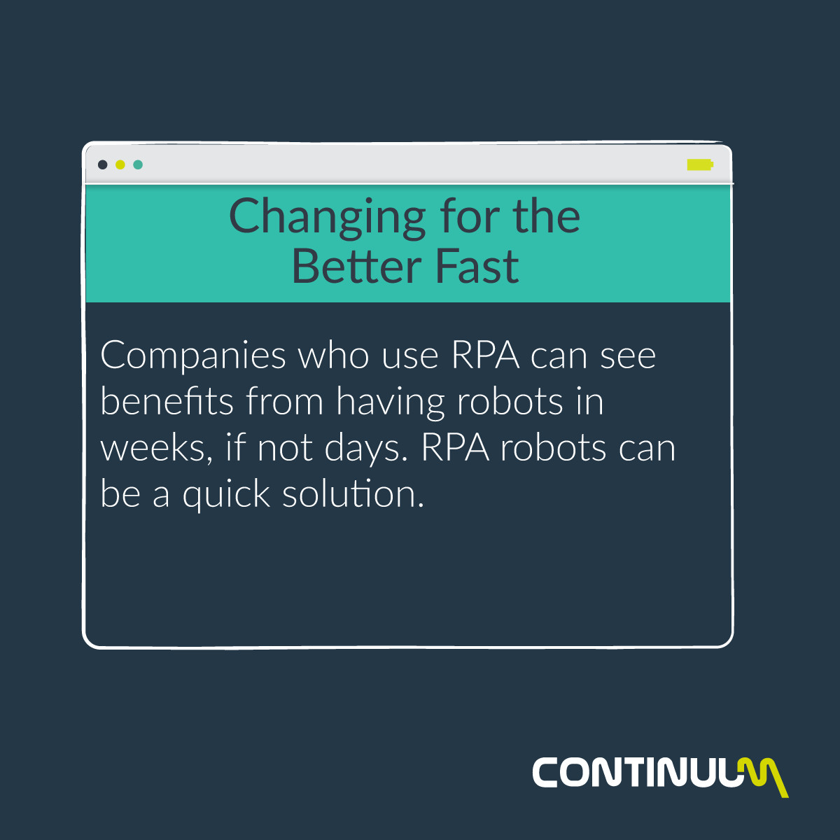 Continuum_aus's tweet photo. Understanding the potential and advantages of #RPA is key for business leaders. Here, are the top four benefits... ⬇️

In search of your next top talent? Connect with Ryan Atack at ryan@ctmr.com.au today!

#RoboticProcessAutomation #BusinessAutomation #DigitalTransformation https://t.co/gCmTylN5ax