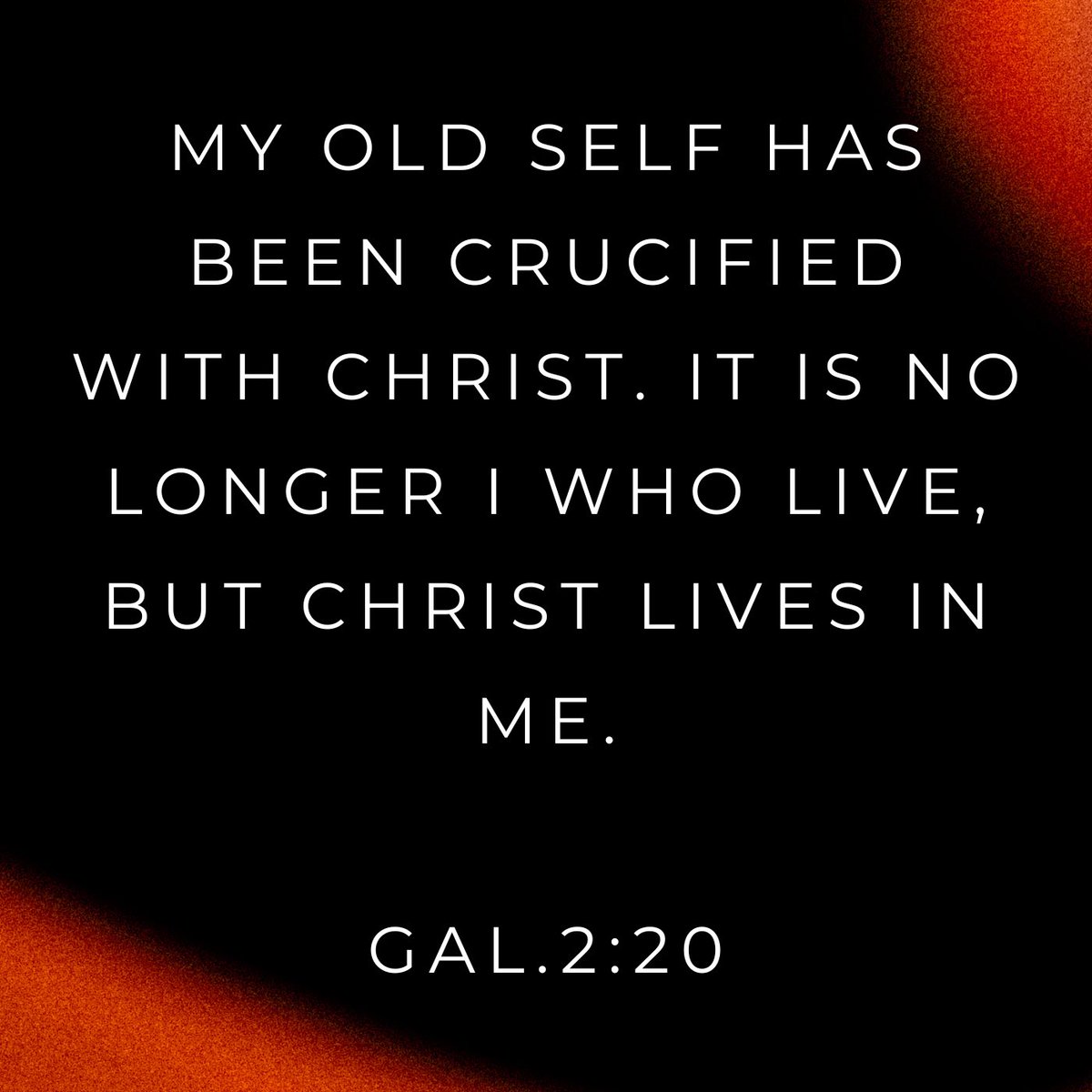 ChristCommittee's tweet image. My old self has been crucified with Christ. It is no longer I who live, but Christ lives in me.

(Gal.2:20)