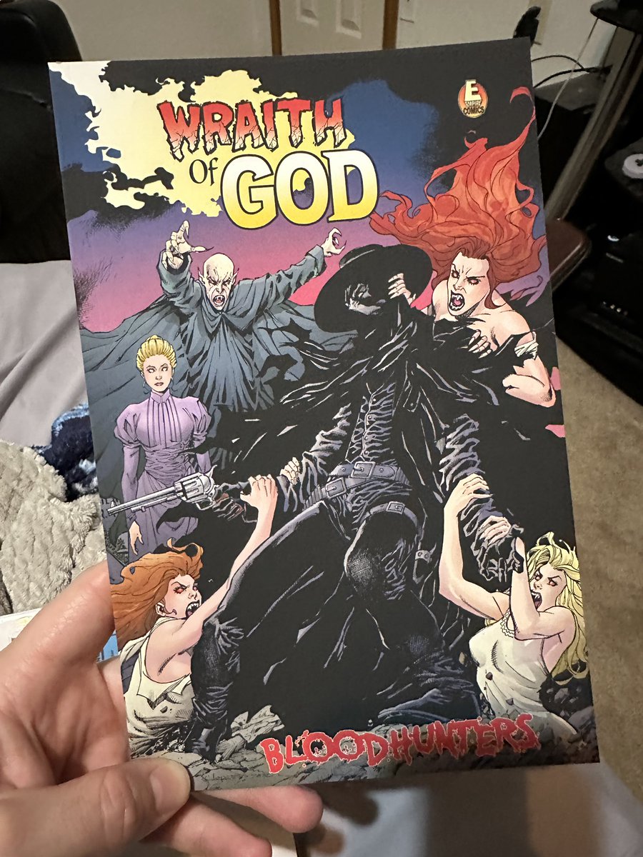 I finally had a chance to crack open my copy of Wraith of God:  Bloodhunters! Look at this beaut! #comicsgate