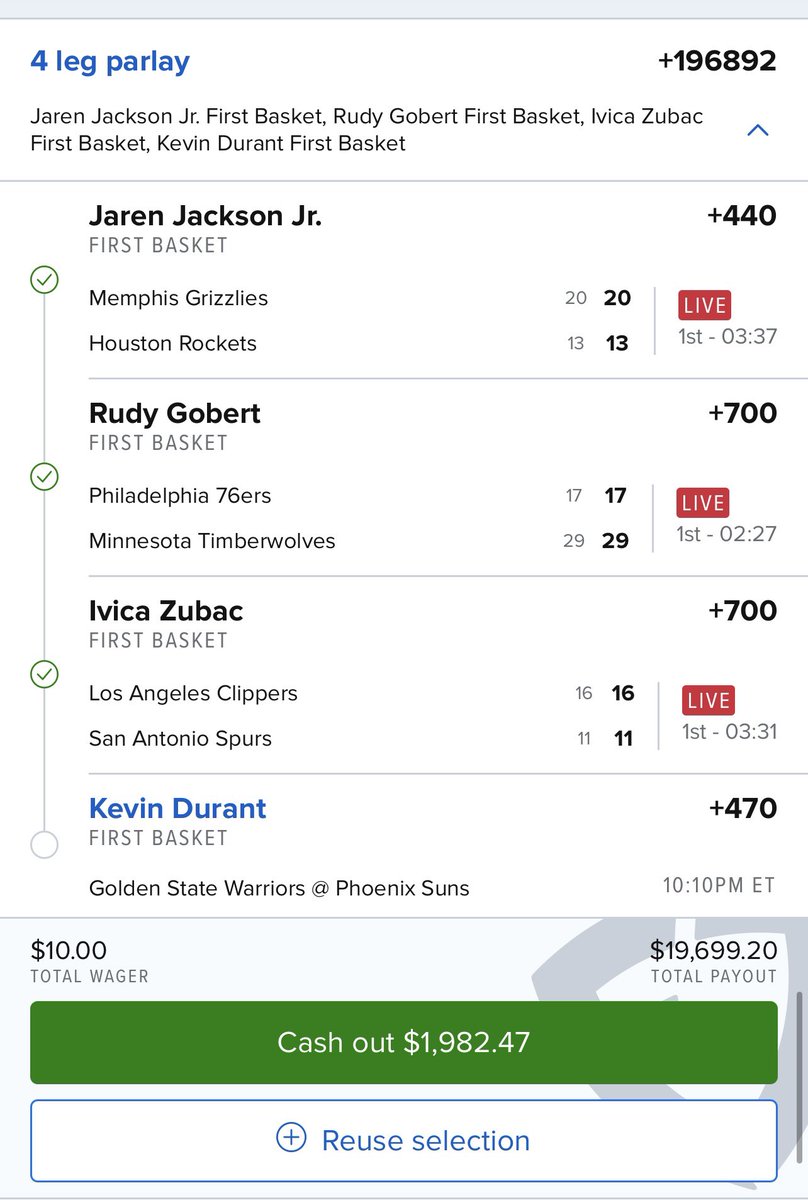 🚨🚨🚨🚨GIVEAWAY TIME🚨🚨🚨🚨

I am giving away💰50 BUCKS💰to someone who RT this if KD hits🤑

*RULES* MUST BE FOLLOWING <a href="/CappCollective/">𝐓𝐡𝐞 𝐂𝐚𝐩𝐩𝐞𝐫𝐬 𝐂𝐨𝐥𝐥𝐞𝐜𝐭𝐢𝐯𝐞</a> and myself on here!

And while were at it, fuck it! PROMO-use code - FIRST - to first 250 sign ups (LINK IN BIO) for only 19.99 membership