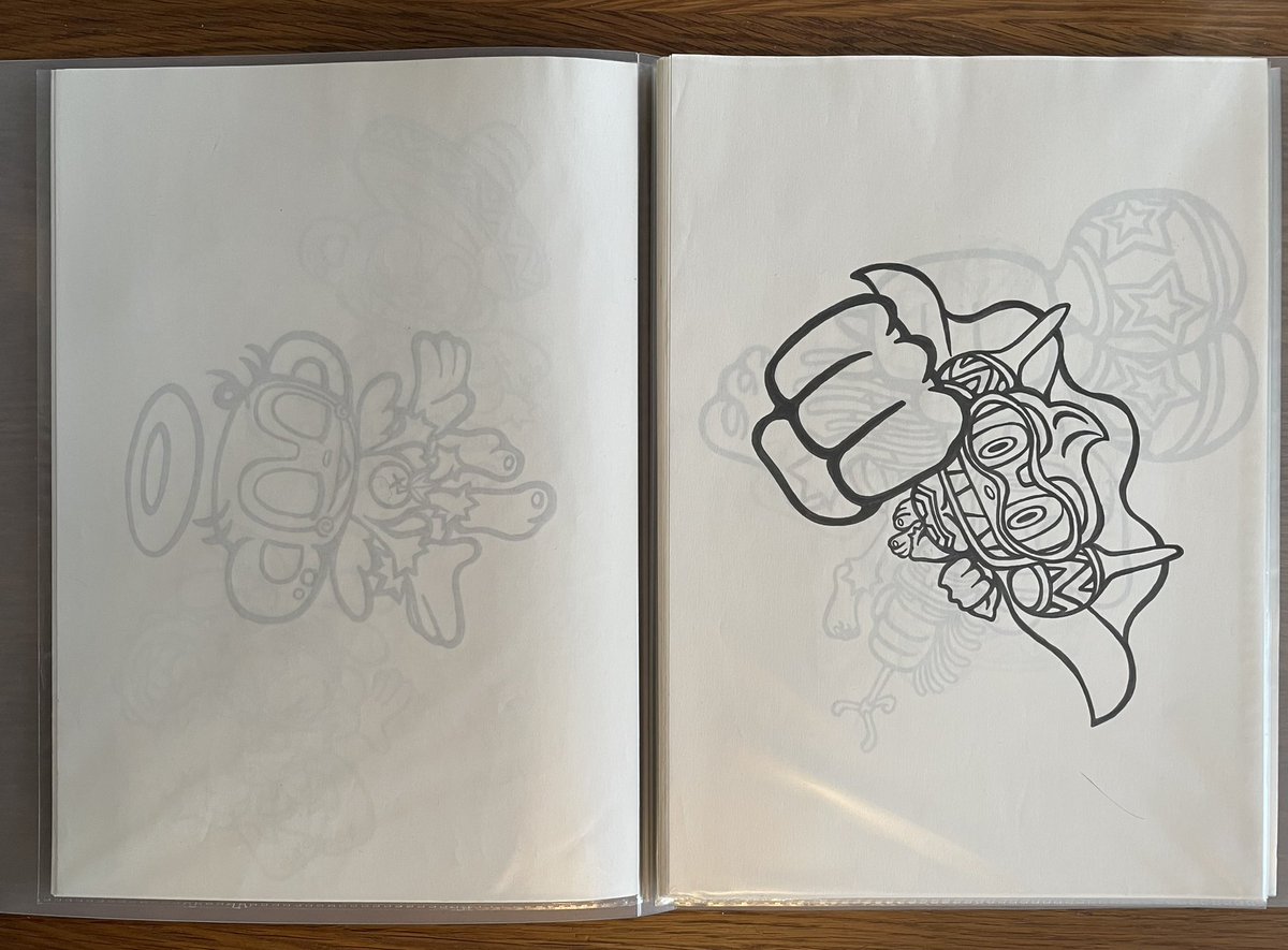 okanotion's tweet image. 納戸のお宝？発掘。ソニックアドベンチャーのスピードハイウェイの蜘蛛女もあるよ🕷️

Excavated sketches of the storage room! I used to draw analog lines before the Bezier curve. There is also a spider girl on the speed highway/Sonic  Adventure.🕷️🦔

#SambaDeAmigo #SonicTheHedegehog