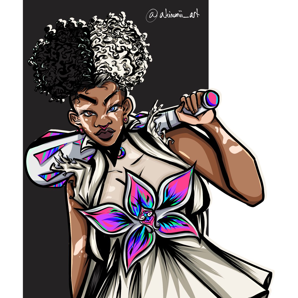 akinomii_art's tweet photo. Artists, show me how you stylize black hair!

I've still got a lot to learn BUT I think I'm doing a pretty good job. https://t.co/JfzxBYRxHD