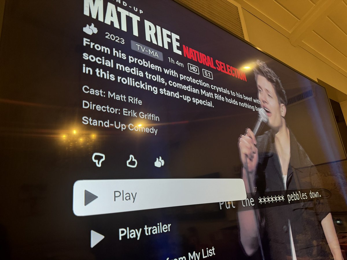 bellasmiind's tweet photo. @mattrife is a walking intrusive thought! Loved the new special! He deserves all the success coming to him 🤍 https://t.co/QBsryEU04k
