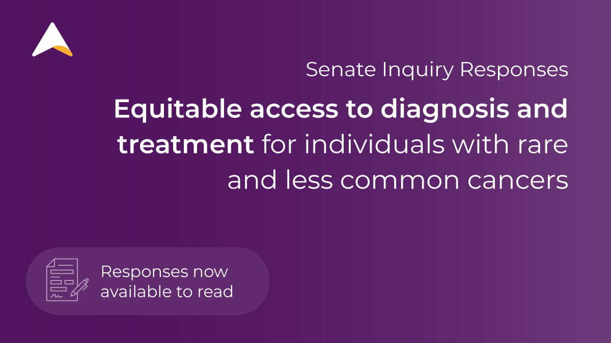 The responses to the Senate Inquiry into equitable access to diagnosis and treatment for individuals with rare and less common cancers are now available to read on the Parliament of Australia website.

Find out more - loom.ly/pwPSB-I