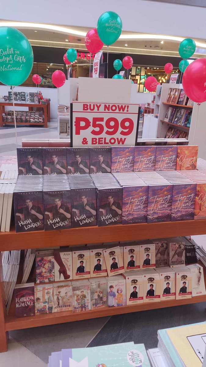 LIB books at the NationalBookStore Sulit Christmas SALE Pop-up! 

11 AM to 9 / 10 PM daily
Quantum Skyview, Gateway Mall 2 in Araneta City