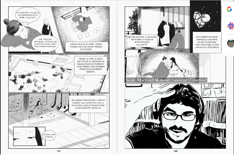 Inko Ai Takita and myself made a manga of the classic Tale of Genji book. And an exhibition including our book started today in the Guimet Museum in Paris, the French national museum for Asian art.
They made this rather cool video:

vimeo.com/886774864?shar…