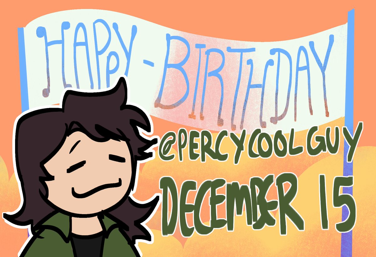 HallsSMP's tweet photo. The happiest bday to @percycoolguy :D! https://t.co/OuI1JOpXdM