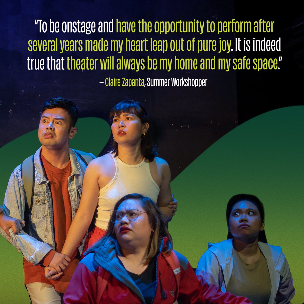 petatheater's tweet photo. Experience the magic of theater first-hand by joining our THEATER ARTS workshop class! 🪄 This perfect for you if you have little to no theater experience.💃🏼

Ready to experience the magic? Sign-up here: https://t.co/ien9C9ZQka 🎭

#PETATheater #PETAWorkshopWeekends #PETAWorkshop https://t.co/5GZfCe1prH