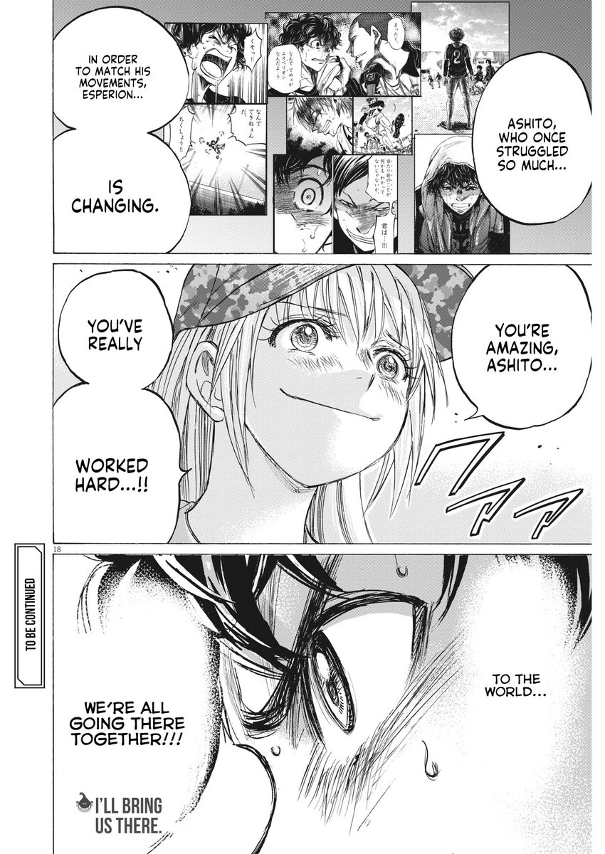 ao ashi 351
to become experion's system as fullback is nothing short of amazing for ashito, who once denied the position fukuda assigned him. he's finally seeing the scenes of the world stage that fukuda had promised him 🥲