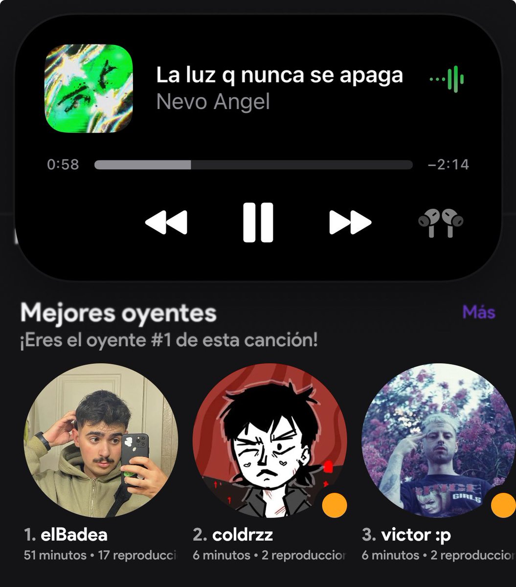 creo q es evidente que esta cancion me tiene loquito