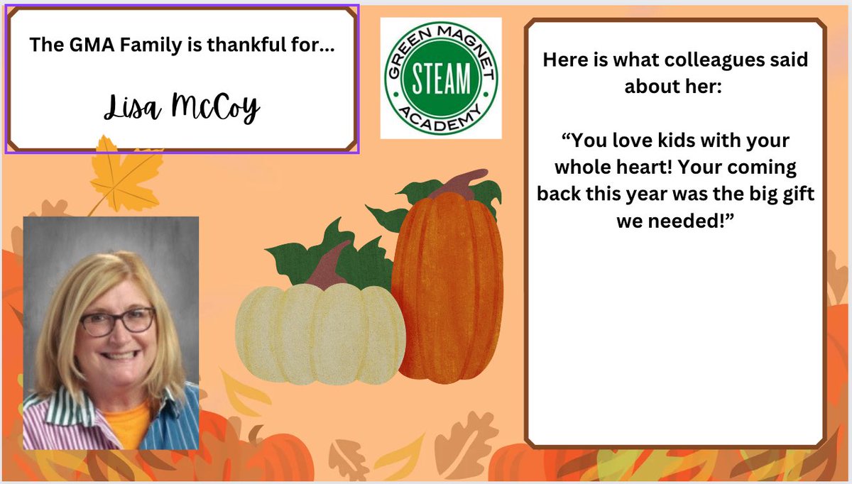 Green Magnet Academy (@gmasteam) on Twitter photo We are so thankful for these members of the <a href="/GMASteam/">Green Magnet Academy</a> family!! #PantherPride #thankful We are so thankful for these members of the <a href="/GMASteam/">Green Magnet Academy</a> family!! #PantherPride #thankful