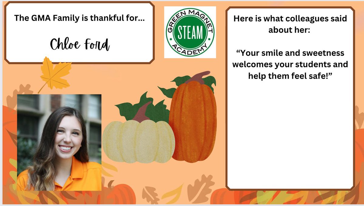 Green Magnet Academy (@gmasteam) on Twitter photo We are so thankful for these members of the <a href="/GMASteam/">Green Magnet Academy</a> family!! #PantherPride #thankful We are so thankful for these members of the <a href="/GMASteam/">Green Magnet Academy</a> family!! #PantherPride #thankful