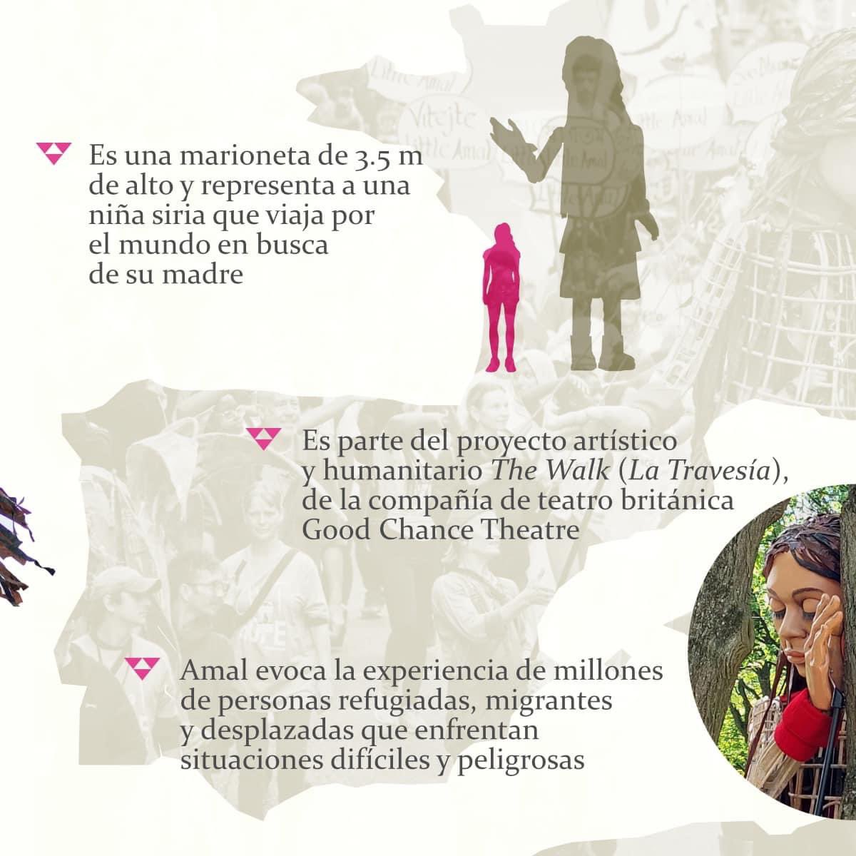 liladowns's tweet photo. ¡Hola Oaxaca! El 22 y 23 de noviembre, una gran niña llegará a nuestra ciudad: ¡La Pequeña Amal! La marioneta gigante, que encarna a una niña refugiada, viaja por el mundo con un mensaje de esperanza y nos recuerda que tod@s podemos hacer grandes cosas cuando nos unimos. https://t.co/YYOieFqU4m