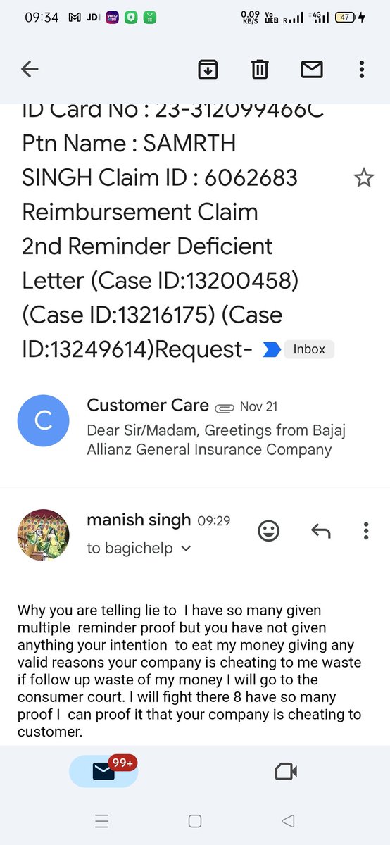 manish19844's tweet photo. @BajajAllianzLIC https://t.co/AcLFYw2luq