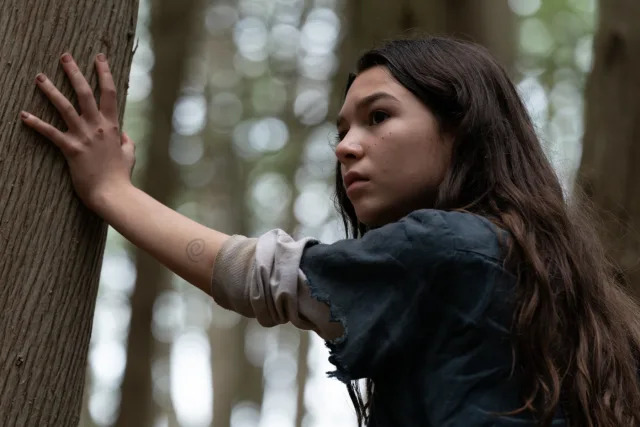 GeorginaDriver's tweet image. Brooklynn Prince         Daisy Ridley 
Young Helena               Helena 
#TheMarshKingsDaughter