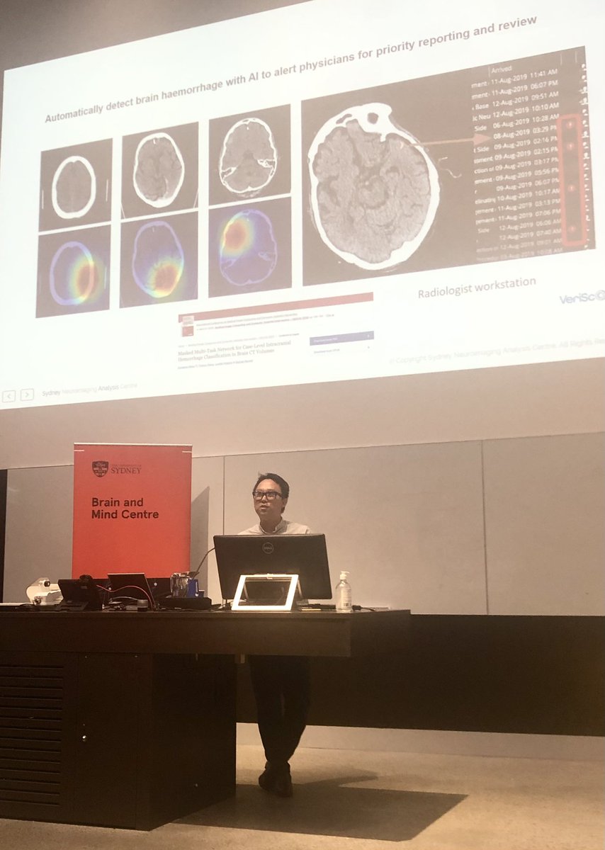 Session 3: Underway with <a href="/tim_wcy/">Chenyu Wang (Tim)</a> 

🗣️ AI and Neuroscience 🧠 

Fantastic talk about the need for AI and the multiple applications of AI e.g. to cut out the massive time consuming element for researchers when scanning through mass amounts of brain scans 

<a href="/SNAC_AUS/">SNAC</a>