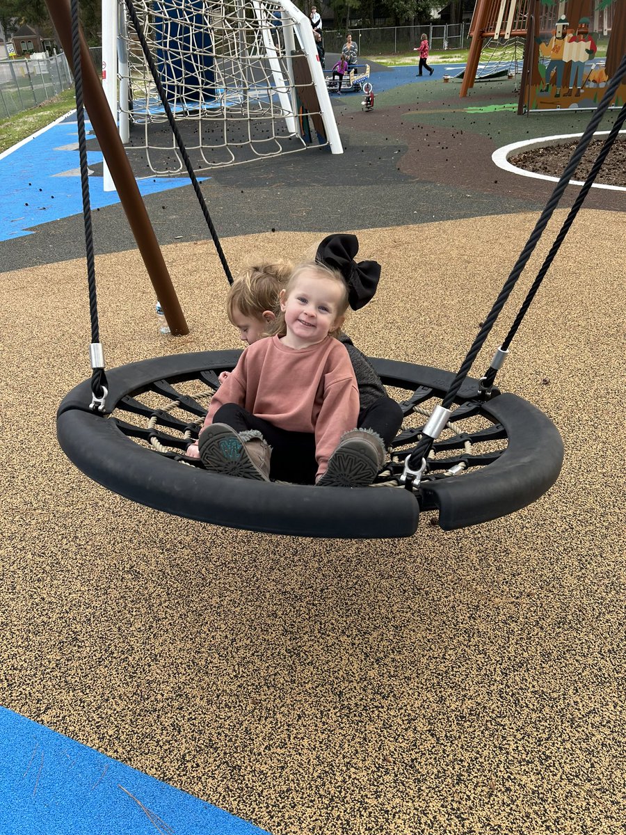 Niece and nephews came to town and loved <a href="/HumbleISD_OE/">Oaks Elementary</a> new playground! Even the adults had a blast on the zip line and grandma’s walker worked on the inclusive ground cover! #powerofplay