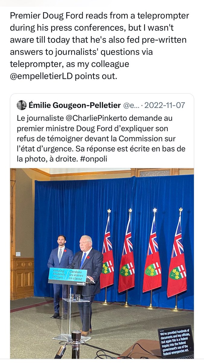 BeachLoverOnt's tweet photo. @fordnation Did you bring your teleprompter??
#PremierDropout
#DougTheDummy https://t.co/s0mdVZ512O