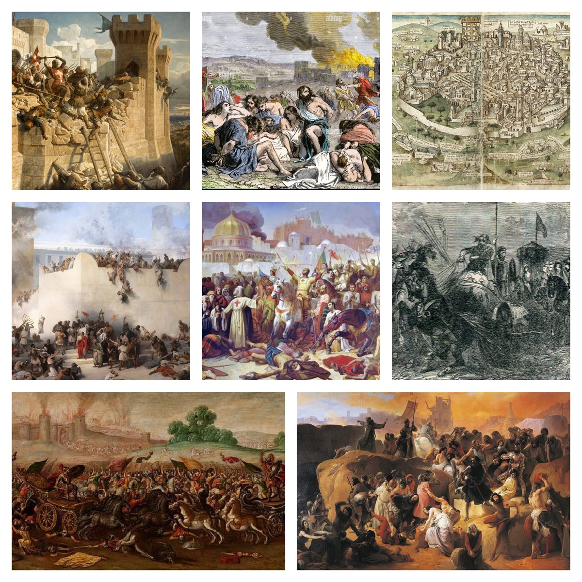 third_crusade's tweet photo. "The fall of Jerusalem in 1187 resonated across Europe. ⚔️ The call to the Third Crusade was a response to this challenge. Religious and political tensions were at their peak. #JerusalemFall #RootsofConflict" https://t.co/o3l7clyScW