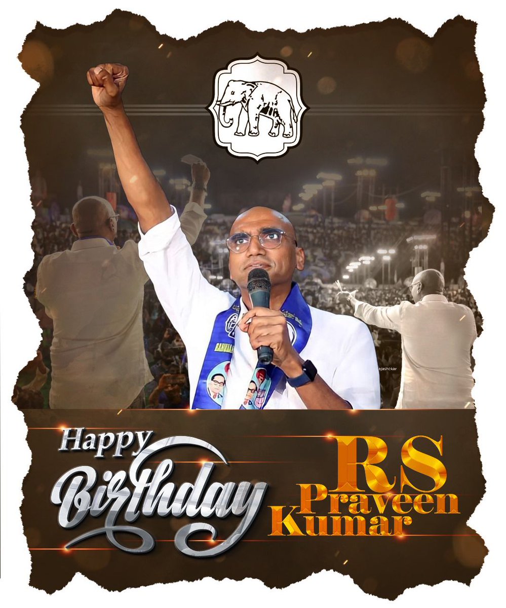 AshwinRSP's tweet photo. Happy Birthday Sir #RSPraveenkumar 
#HBDRSP #IamRSP  #AshwinBSP
@RSPraveenSwaero @BSP4Telangana https://t.co/VRReFzfKXp