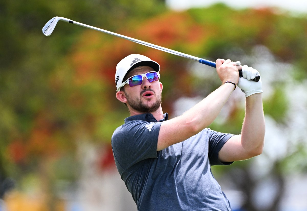 .<a href="/connor_syme/">Connor Syme</a> bringing yesterday's winning pro-am form to round one with a hot 5-under start 🔥
